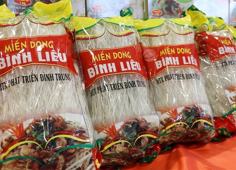 Miến dong được dùng để chế biến nhiều món ăn ngon cho khách du lịch Bình Liêu 
