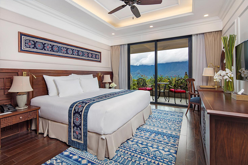 Phòng nghỉ ở Silk Path Grand Resort & Spa Sapa